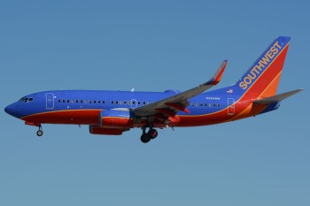 N284WN - 2007 Boeing 737-700 - Southwest Airlines - Las Vegas McCarran International Airport - LAS / KLAS Airport
