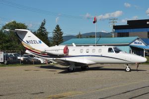 DSC_1908-N122LM-2005-Cessna-525-CitationJet-CJ1-sn-525-0604-Bern-Kotelko-Inc.-Vegreville-Canada-Photo-taken-2014-09-04-by-Marcel-Siegenthaler-at-Vernon-Airport-BC-Canada-YVK-CYVK