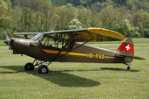 HB-PAX - 1963 Piper PA-18-150 Super Cub - Air-Club Yverdon, Switzerland - Gruyeres Airport - Aérodrome de la Gruyère - Switzerland - LSGT